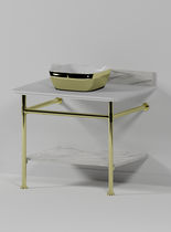 Waschbecken-Unterbau / poliertes Messing - alle Hersteller aus