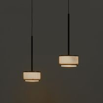 Hängelampe / modern / Metall / Glas