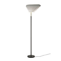Bodenlampe / modern / Stahl / Nickel