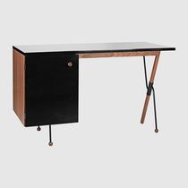 Holz-Schreibtisch / Laminat / modern / integrierter...