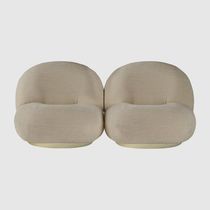Modernes Sofa / Stoff / 3 Plätze / 2-Personen