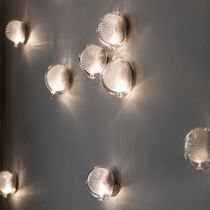 Moderne Wandleuchte / geblasenes Glas /...