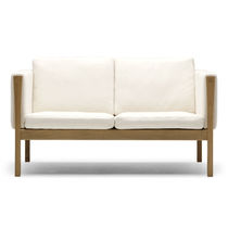 Modernes Sofa / Leder / von Hans J. Wegner...