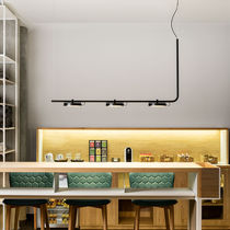 Hängeleuchte / LED / linear / Metall