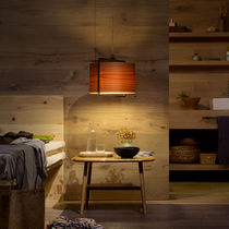 Hängelampe / Metall / Holz / modern