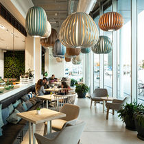 Hängelampe / Holz / modern / LED
