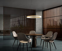 Hängelampe / Holzfurnier / modern / LED