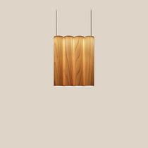 Hängelampe / Holzfurnier / modern / LED