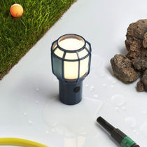 Tragbare Lampe / Metall / Glas / modern
