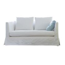 Modulsofa / modern / weiß / Stoff