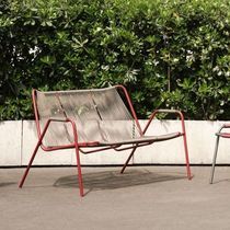 Modernes Sofa / für den Außenbereich / grau...