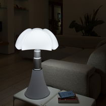 Tischlampe / modern / Edelstahl / gestrichenes...