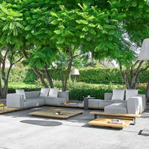 Modulsofa / modern / für Garten / weiß
