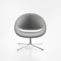 Moderner Sessel / Kunstleder / Leder / Stoff