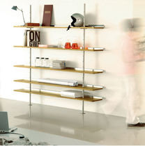 Modernes Regal / Holz / Metall