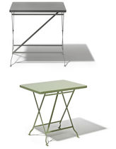 Moderner Beistelltisch / Metall / Garten