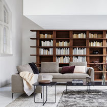 Modulsofa / modern / Stoff / Leder