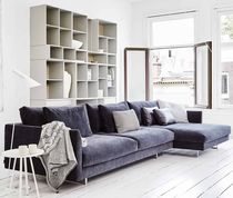 Modulsofa / modern / Stoff / Leder