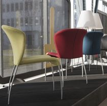 Moderner Stuhl / Stapel / Stoff / Leder