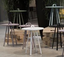 Moderner Beistelltisch / Aluminium / rund...