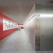 Moderne Wandleuchte / Aluminium / fluoreszierend...