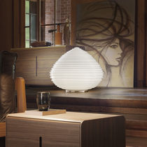 Tischlampe / Kristall / geblasenes Glas...