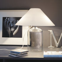 Tischlampe / Chrom / Kristall / Retro