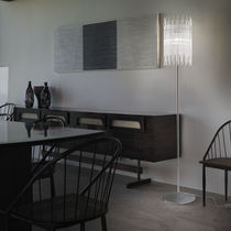 Stehleuchte / Metall / Glas / modern