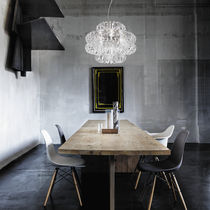 Moderner Kronleuchter / Chrom / Glas / 1...