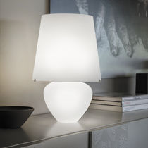 Tischlampe / Glas / modern / mit skulpturalem...