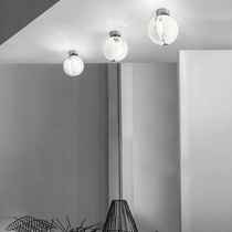 Moderne Deckenleuchte / rund / Glas / LED