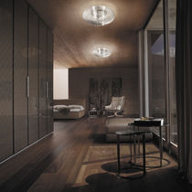 Moderne Deckenleuchte / rund / geblasenes...