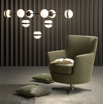 Hängelampe / modern / Metall / Glas