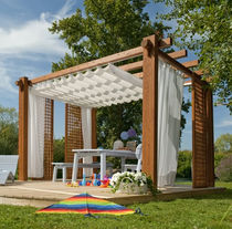 Selbsttragende Pergola / Tanne / Holzdach