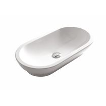 Aufsatzwaschbecken / Keramik / oval / modern