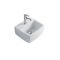 Wand-Waschbecken / Keramik / rechteckig...