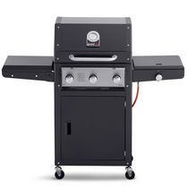 Gas-Gartengrill / auf Rollen / Edelstahl...
