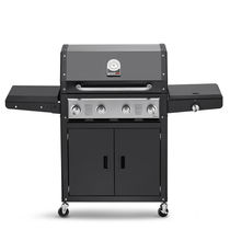 Gas-Gartengrill / auf Rollen / Edelstahl...