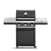 Gas-Gartengrill / auf Rollen / Edelstahl...
