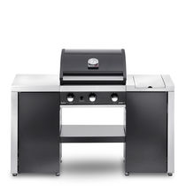 Gas-Gartengrill / bodenstehend / Edelstahl...