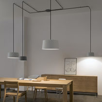 Hängelampe / Aluminium / Stahl / Polycarbonat