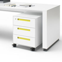 Metall-Büroschubladenschrank / 3-Schubladen...