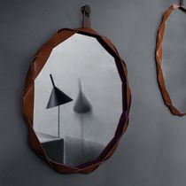Wandmontierter Spiegel / modern / rund /...