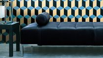 Moderne Récamiere / Stoff / Leder / Stahl