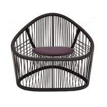 Moderner Sessel / aus lackiertem Stahl /...
