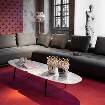Moderner Couchtisch / Stahl / Marmor / Gestell...
