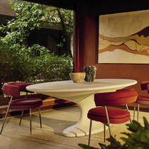 Esstisch / originelles Design / Zement /...