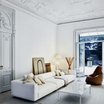 Modulsofa / modern / grau / braun