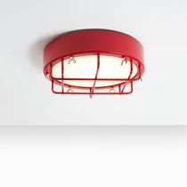 Moderne Deckenleuchte / rund / Eisen / Plexiglas®