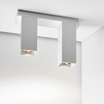 Moderne Deckenleuchte / quadratisch / Aluminium...